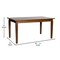 Flash Furniture Rectangle 36" W, 72" L, Rubberwood (Parawood), Brown Matte KER-T-217EX-BRN-72-GG - alternate 4